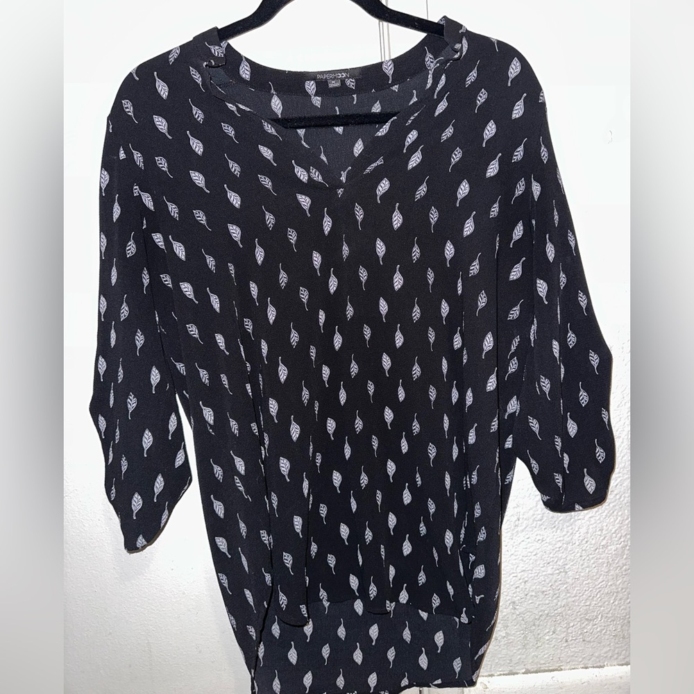 Black & White Blouse